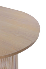 Bianca ovaler Esstisch - white - wash/Furnier - Ovale Esstische - ALVAHOME