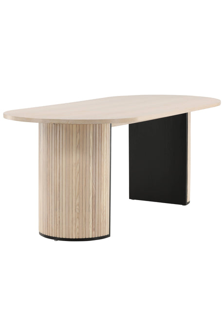 Bianca ovaler Esstisch - white - wash/Furnier - Ovale Esstische - ALVAHOME