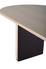 Bianca ovaler Esstisch - white - wash/Furnier - Ovale Esstische - ALVAHOME