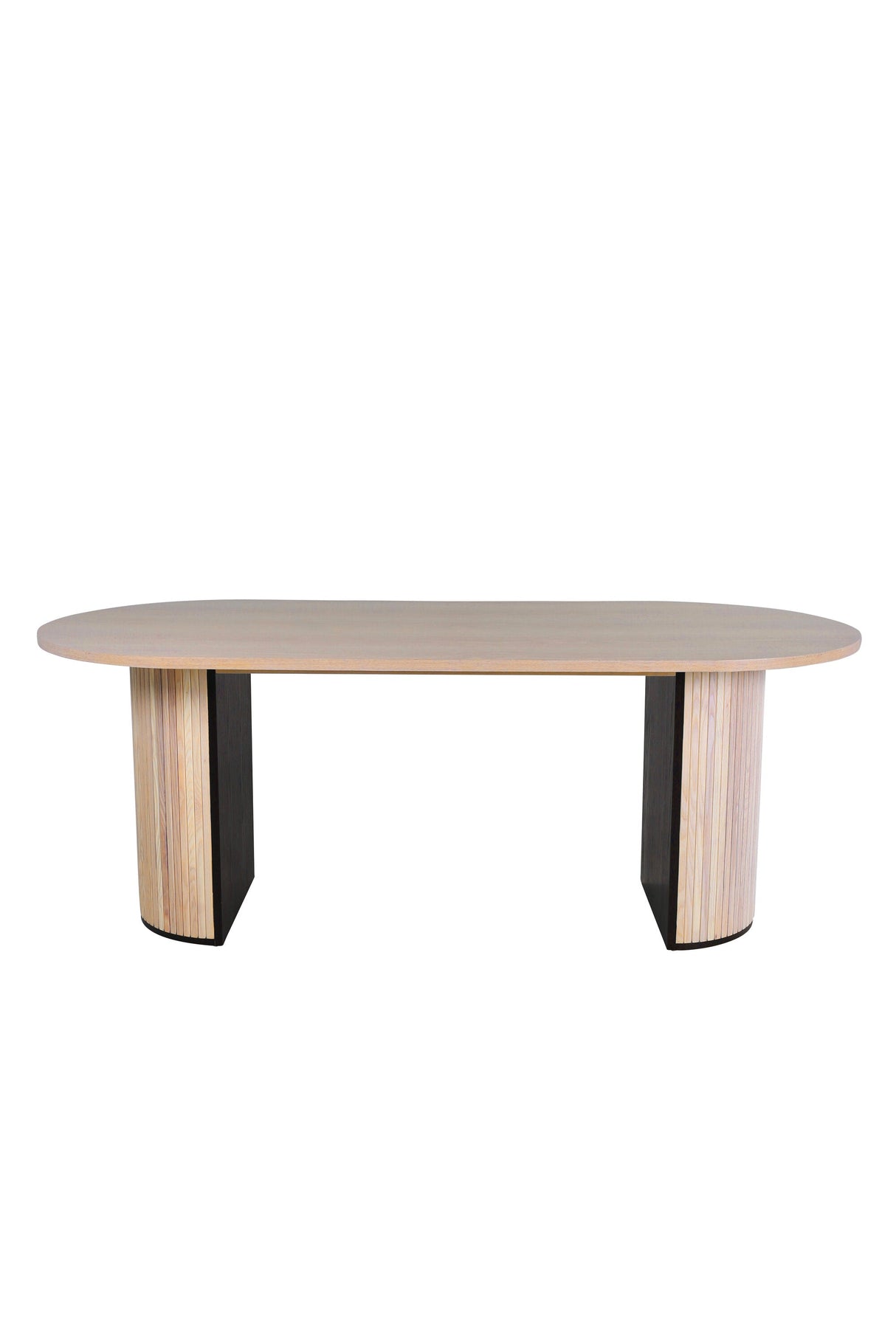 Bianca ovaler Esstisch - white - wash/Furnier - Ovale Esstische - ALVAHOME