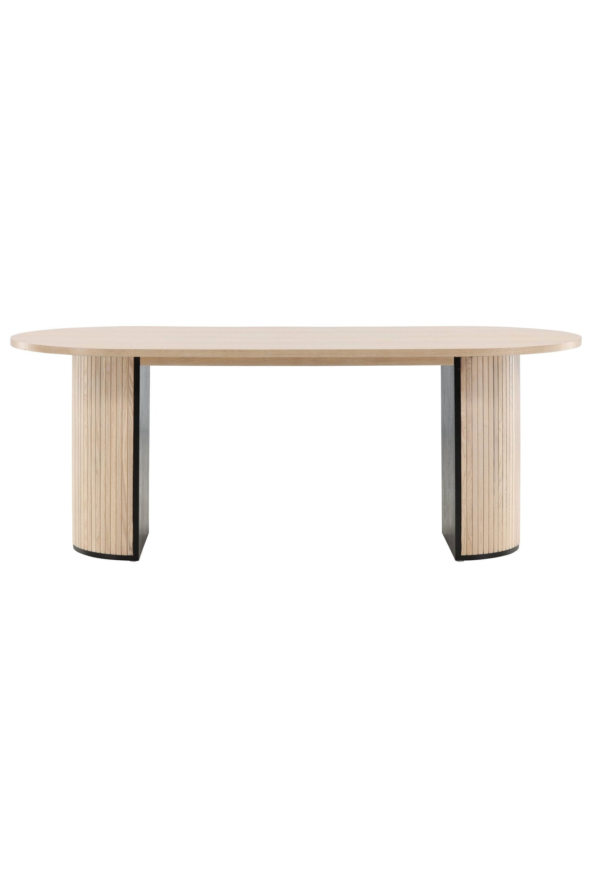 Bianca ovaler Esstisch - white - wash/Furnier - Ovale Esstische - ALVAHOME