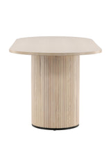 Bianca ovaler Esstisch - white - wash/Furnier - Ovale Esstische - ALVAHOME