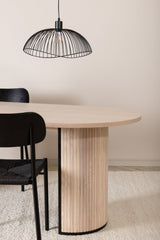 Bianca ovaler Esstisch - white - wash/Furnier - Ovale Esstische - ALVAHOME