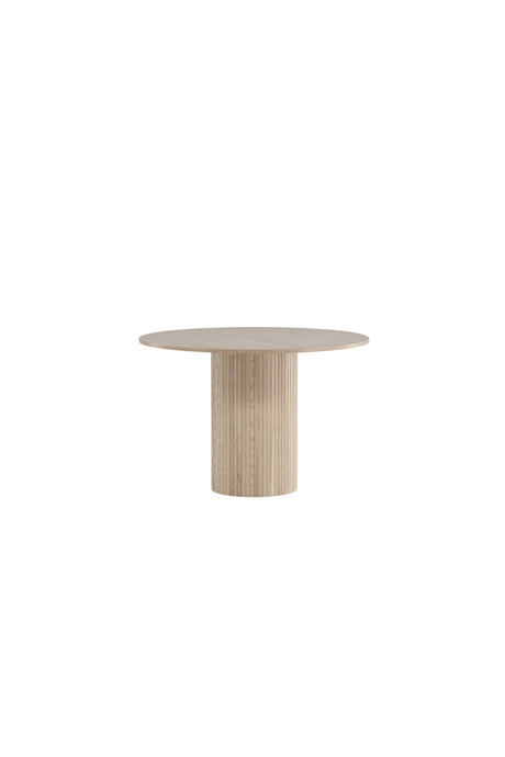 Bianca runder Esstisch - white - wash/Furnier - Runde Esstische - ALVAHOME