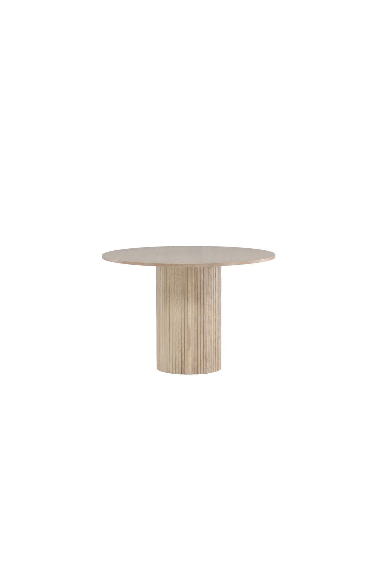Bianca runder Esstisch - white - wash/Furnier - Runde Esstische - ALVAHOME