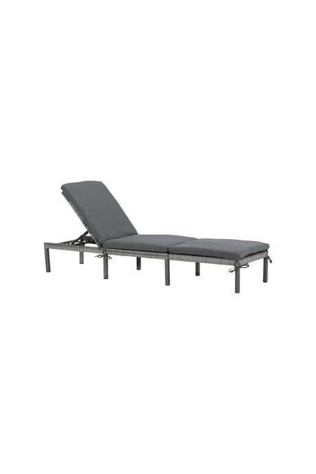 Bilbao Outdoor Sun - Lounge - grau/Weidengeflecht - Outdoor Sun - Lounges - ALVAHOME