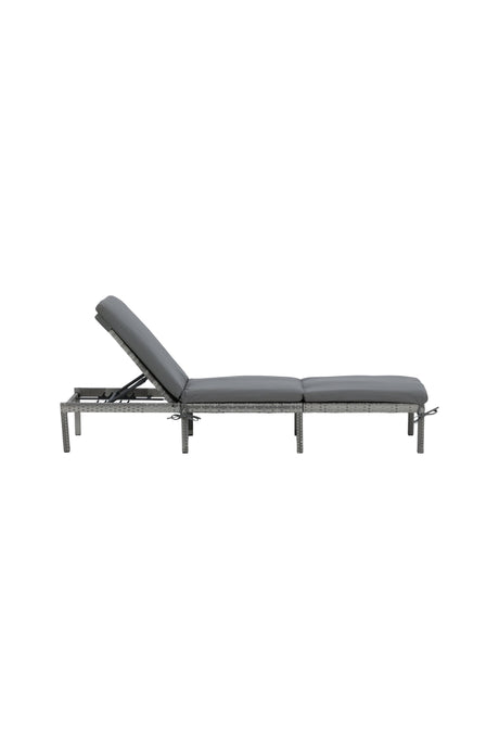 Bilbao Outdoor Sun - Lounge - grau/Weidengeflecht - Outdoor Sun - Lounges - ALVAHOME