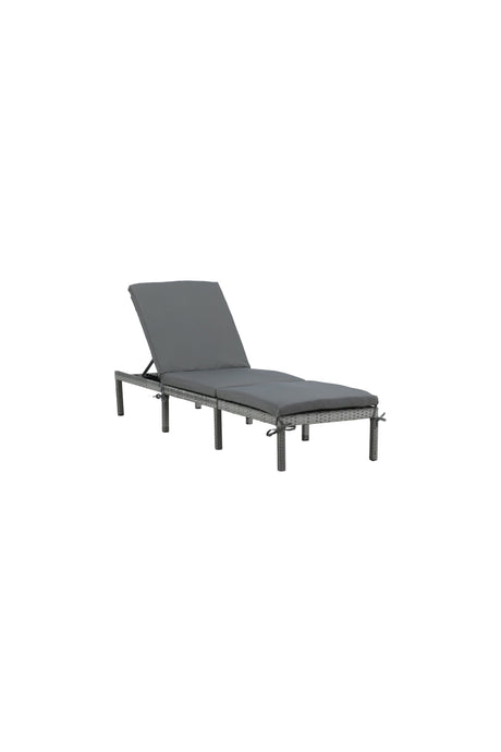 Bilbao Outdoor Sun - Lounge - grau/Weidengeflecht - Outdoor Sun - Lounges - ALVAHOME