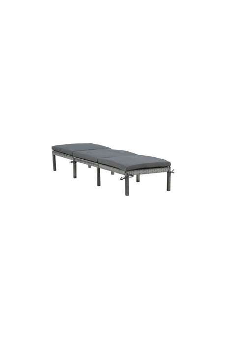 Bilbao Outdoor Sun - Lounge - grau/Weidengeflecht - Outdoor Sun - Lounges - ALVAHOME