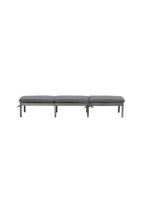 Bilbao Outdoor Sun - Lounge - grau/Weidengeflecht - Outdoor Sun - Lounges - ALVAHOME