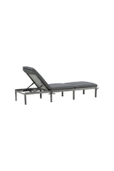 Bilbao Outdoor Sun - Lounge - grau/Weidengeflecht - Outdoor Sun - Lounges - ALVAHOME