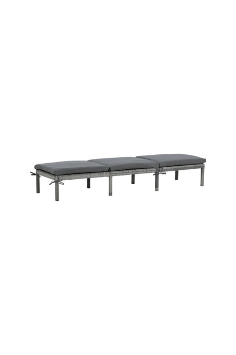 Bilbao Outdoor Sun - Lounge - grau/Weidengeflecht - Outdoor Sun - Lounges - ALVAHOME