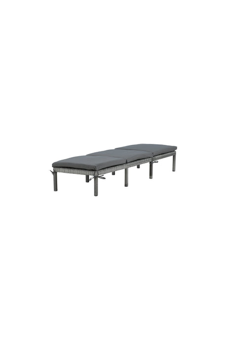 Bilbao Outdoor Sun - Lounge - grau/Weidengeflecht - Outdoor Sun - Lounges - ALVAHOME