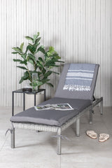 Bilbao Outdoor Sun - Lounge - grau/Weidengeflecht - Outdoor Sun - Lounges - ALVAHOME