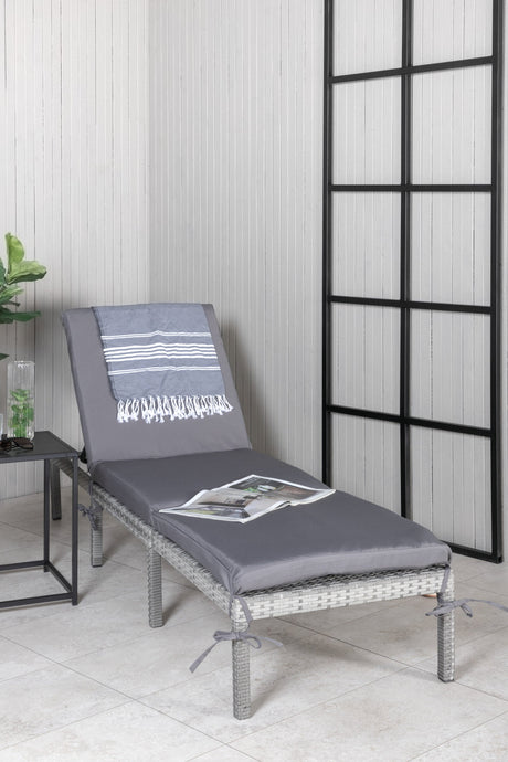 Bilbao Outdoor Sun - Lounge - grau/Weidengeflecht - Outdoor Sun - Lounges - ALVAHOME