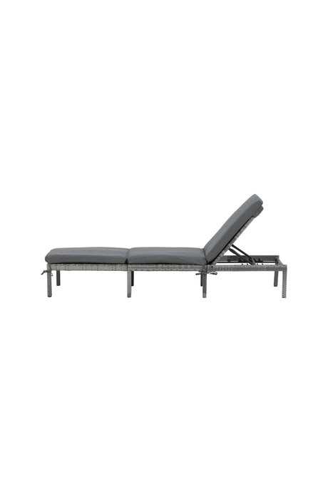 Bilbao Outdoor Sun - Lounge - grau/Weidengeflecht - Outdoor Sun - Lounges - ALVAHOME