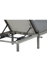 Bilbao Outdoor Sun - Lounge - grau/Weidengeflecht - Outdoor Sun - Lounges - ALVAHOME