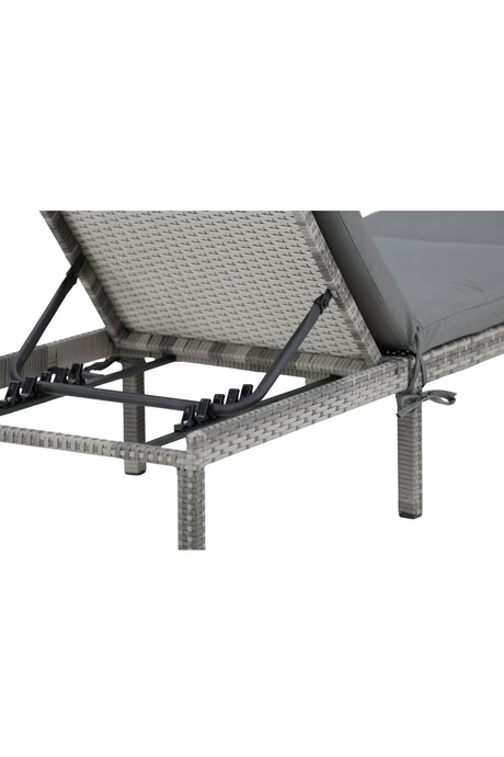 Bilbao Outdoor Sun - Lounge - grau/Weidengeflecht - Outdoor Sun - Lounges - ALVAHOME