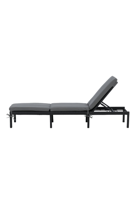 Bilbao Outdoor Sun - Lounge - schwarz/Weidengeflecht - Outdoor Sun - Lounges - ALVAHOME