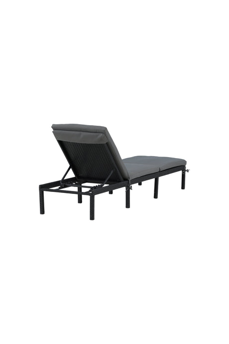 Bilbao Outdoor Sun - Lounge - schwarz/Weidengeflecht - Outdoor Sun - Lounges - ALVAHOME