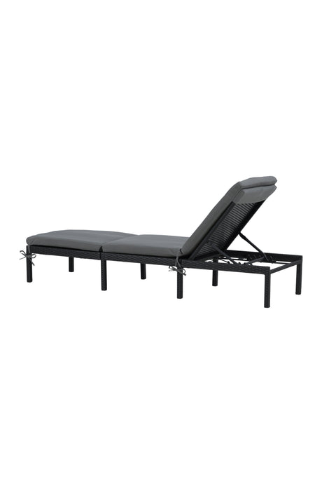 Bilbao Outdoor Sun - Lounge - schwarz/Weidengeflecht - Outdoor Sun - Lounges - ALVAHOME