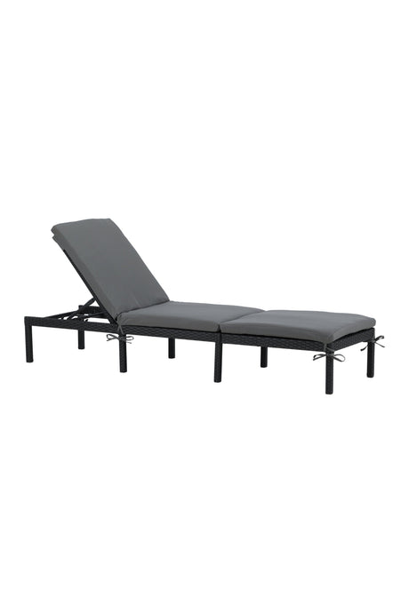 Bilbao Outdoor Sun - Lounge - schwarz/Weidengeflecht - Outdoor Sun - Lounges - ALVAHOME
