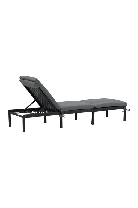 Bilbao Outdoor Sun - Lounge - schwarz/Weidengeflecht - Outdoor Sun - Lounges - ALVAHOME