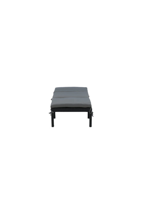 Bilbao Outdoor Sun - Lounge - schwarz/Weidengeflecht - Outdoor Sun - Lounges - ALVAHOME