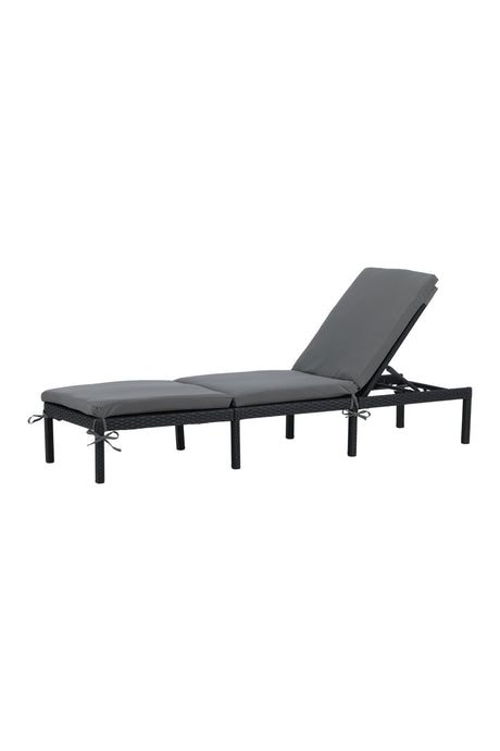 Bilbao Outdoor Sun - Lounge - schwarz/Weidengeflecht - Outdoor Sun - Lounges - ALVAHOME