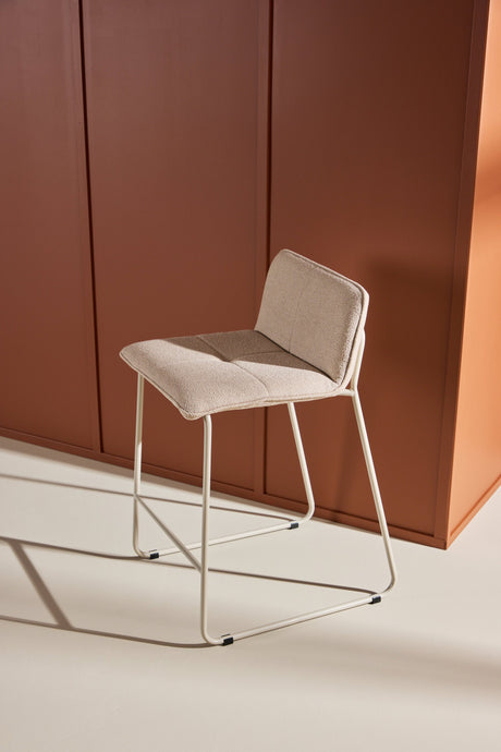 Bisbee Barhocker - beige/Bouclé - Barhocker - ALVAHOME