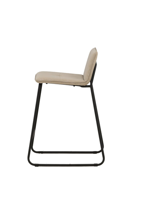 Bisbee Barhocker - beige/Stahl - Barhocker - ALVAHOME