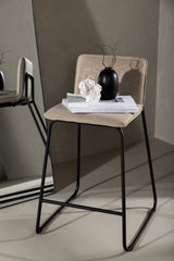 Bisbee Barhocker - beige/Stahl - Barhocker - ALVAHOME