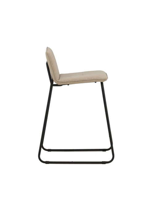 Bisbee Barhocker - beige/Stahl - Barhocker - ALVAHOME