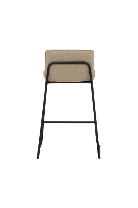 Bisbee Barhocker - beige/Stahl - Barhocker - ALVAHOME