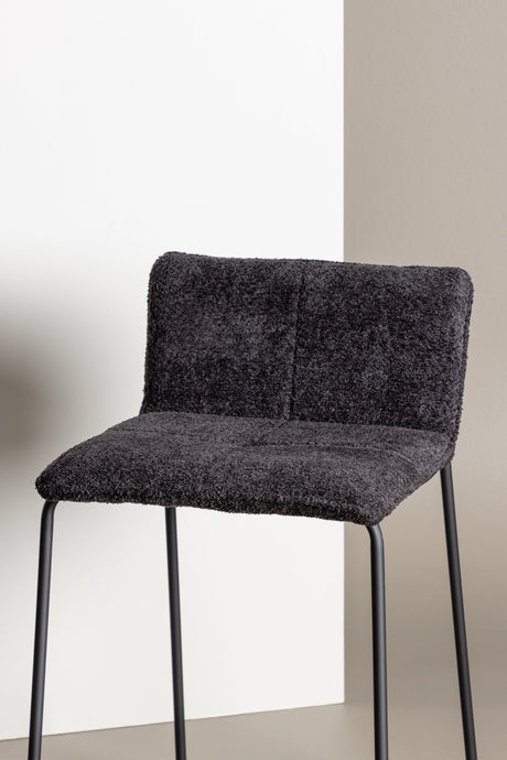 Bisbee Barhocker - schwarz/Bouclé - Barhocker - ALVAHOME