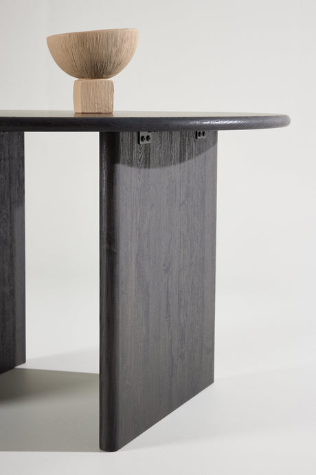 Björholmen runder Esstisch - schwarz/MDF - Runde Esstische - ALVAHOME