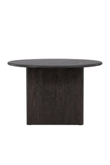Björholmen runder Esstisch - schwarz/MDF - Runde Esstische - ALVAHOME