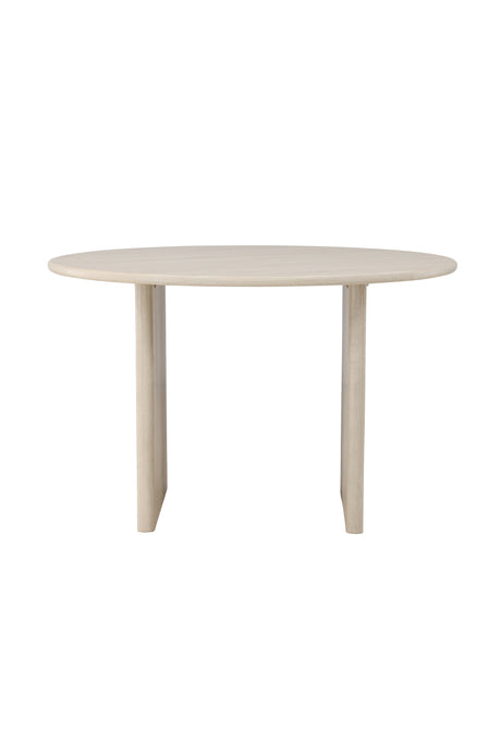 Björholmen runder Esstisch - white - wash/MDF - Runde Esstische - ALVAHOME