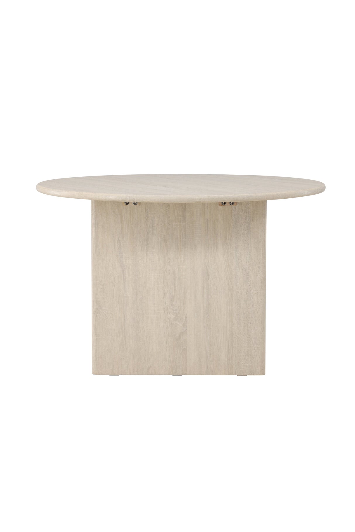 Björholmen runder Esstisch - white - wash/MDF - Runde Esstische - ALVAHOME