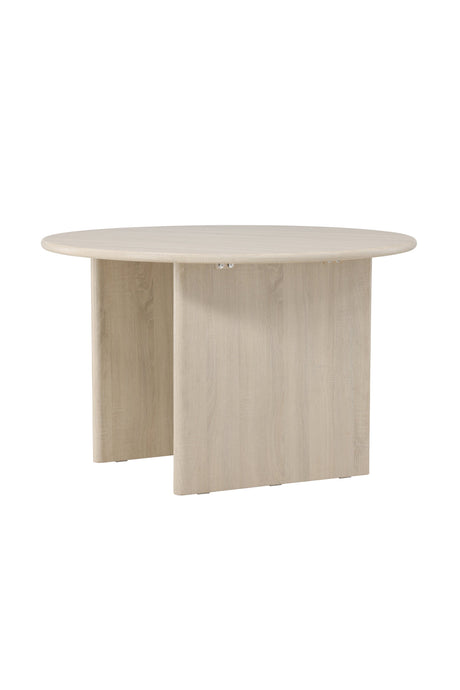 Björholmen runder Esstisch - white - wash/MDF - Runde Esstische - ALVAHOME