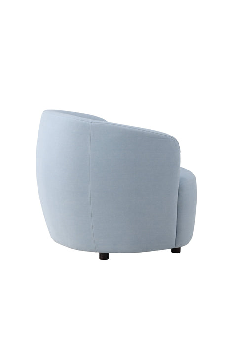 Bobbo Sessel - blau/Polyester - Leinen - Sessel - ALVAHOME