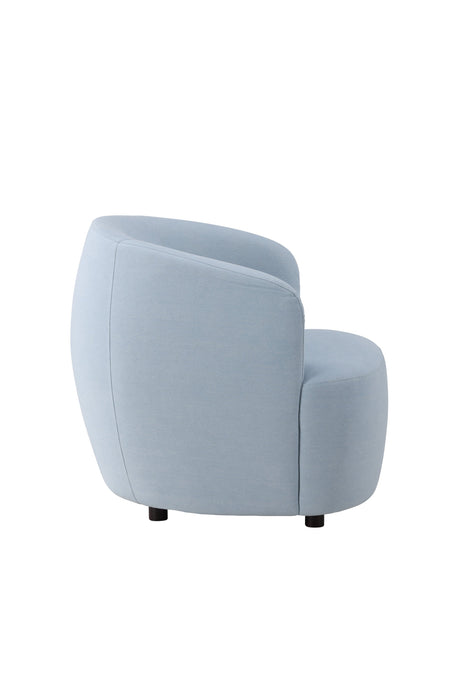Bobbo Sessel - blau/Polyester - Leinen - Sessel - ALVAHOME