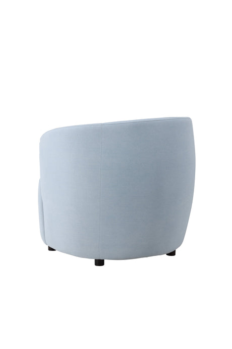 Bobbo Sessel - blau/Polyester - Leinen - Sessel - ALVAHOME