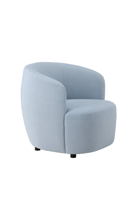 Bobbo Sessel - blau/Polyester - Leinen - Sessel - ALVAHOME