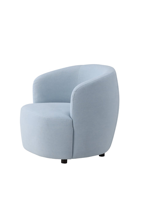 Bobbo Sessel - blau/Polyester - Leinen - Sessel - ALVAHOME