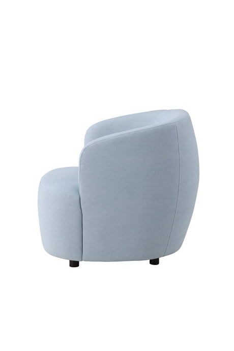 Bobbo Sessel - blau/Polyester - Leinen - Sessel - ALVAHOME