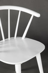 Bobby Esszimmerstuhl - weiß/Gummiholz - Essstühle - ALVAHOME
