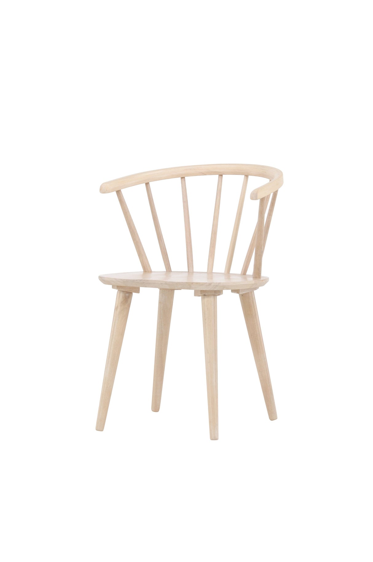 Bobby Esszimmerstuhl - white - wash/Gummiholz - Essstühle - ALVAHOME