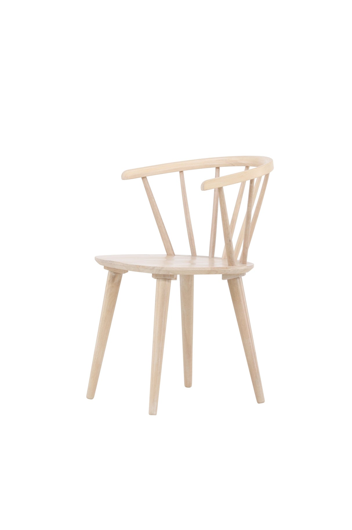 Bobby Esszimmerstuhl - white - wash/Gummiholz - Essstühle - ALVAHOME