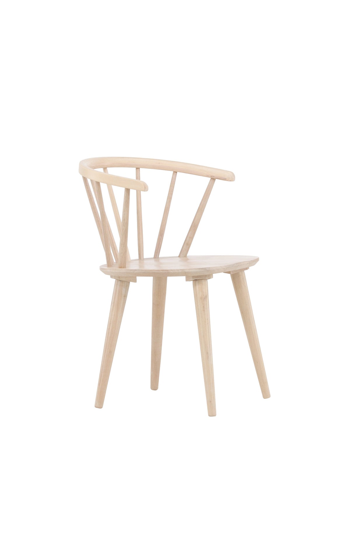 Bobby Esszimmerstuhl - white - wash/Gummiholz - Essstühle - ALVAHOME